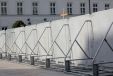 Pierwsze barierki pod Pałacem Prezydenckim stanęły na początku sierpnia br