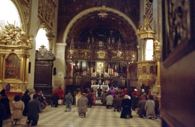 Kaplica Matki Boskiej Częstochowskiej, w której znajduje się obraz Czarnej Madonny (fot. TVP/M.Wachowicz)