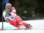 Szwajcar Carlo Janka triumfował we wtorek w slalomie gigancie igrzysk olimpijskich (fot. EPA/GEORGE FREY)