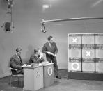 Jeden z pierwszych teleturniejów - „Kółko i krzyżyk” (1960) fot. Z. Januszewski