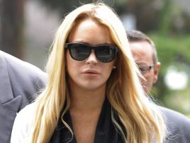 Lidsay Lohan w więzieniu spędziła 2 tygodnie zamiast 3 miesięcy (fot. PAP/EPA/MIKE NELSON)