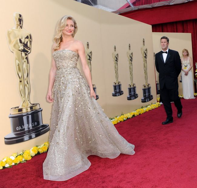 Amerykańska gwiazda Cameron Diaz pokazała klasę (fot. PAP/EPA/ANDREW GOMBERT)