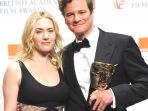 Kate Winslet wręczyła nagrodę Colinowi Firthowi (fot. PAP/EPA/DANIEL DEME)