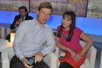 Żeglarz Wojciech Brzozowski i piosenkarka Ewa Kuklińska (fot. Jan Bogacz/TVP)