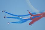 Francuska grupa Patrouille de France na samolotach Alpha Jet (fot. Wojtek Chustecki)