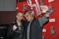 Nergal i Damian po zakończeniu programu (fot. I.Sobieszczuk/TVP)