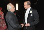 Maciej Stuhr odbierał gratulacje także z powodu zdobycia statuetki Wiktora (fot. Ireneusz Sobieszczuk/TVP)