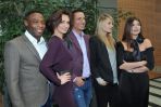Agnieszka Maciąg z ekipą programu „Supermodelki” (fot. J. Bogacz/TVP)