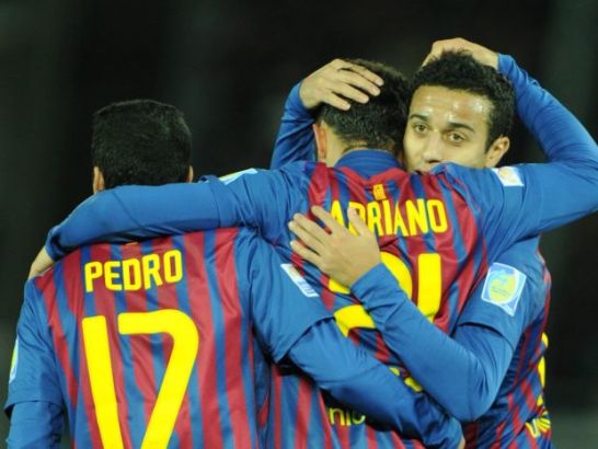 Barcelona nie miała problemów z katarskim rywalem (fot. PAP/EPA)