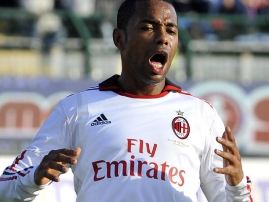 Milan wygrał z Cagliari, ale Robinho bramki nie strzelił (fot. PAP/EPA)