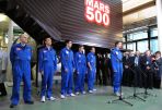 Po zakończonej misji załoga witana była niemal jak prawdziwi astronauci (fot PAP)