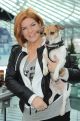 Katarzyna Dowbor z pieskiem Pepe (fot.Agencja Forum)