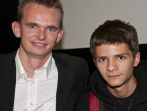 Krzysztof Cegielski na premierze filmu "Przerwany sen" (fot. Warszawskie Towarzystwo Speedwaya)
