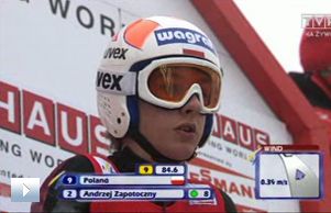 Willingen (drużynowe): skok Zapotocznego – I seria (112,5 m)
