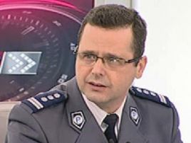 Rzecznik komendanta głównego policji Mariusz Sokołowski (Fot. TVP).