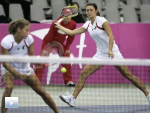Fed Cup: Jans/Rosolska - Parra-Santonja/Llagostera-Vives (mecz)