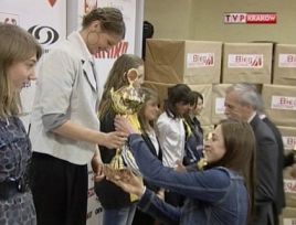 Podsumowanie akcji   "Bieg na igrzyska"   z udziałem Justyny Kowalczyk