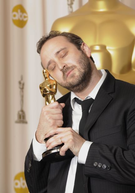 Rozmarzony argentyński twórca Nicolas Schmerkin – zdobywca nagrody za krótkometrażowy film „Logorama" (fot. PAP/EPA/PAUL BUCK)