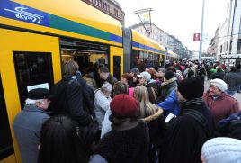 Strajk komunikacji autobusowej utrudnia życie mieszkańców stolicy Węgier