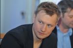 Bromski to uparty gliniarz, jest prawdziwym kumplem psa Alexa (fot. J. Bogacz/TVP)