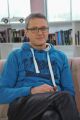 Jacek Poniedziałek przed premierą „Premiery” (fot. I. Sobieszczuk/TVP)
