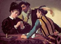 Caravaggio, Grający w karty, Muzeum Kimbella w Fort Worth w Teksasie