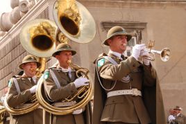 Orkiestra Reprezentacyjna Straży Granicznej z Nowego Sącza powstała w 1973 roku (fot. TVP)