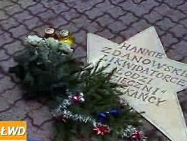 Protestujący przynieśli ze sobą gwiazdę...