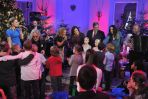 ...i wspólnie zaśpiewali kolędę (fot. J. Bogacz/TVP)