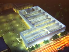 Projekt Muzeum Sztuki Nowoczesnej w Warszawie (fot. PAP/Reprodukcje)