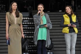 Anna Czartoryska, Halina Mlynkova i Anna Dereszowska poprowadzą koncert SuperPremier(fot. Ireneusz Sobieszczuk/TVP) (c)