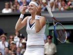 Petra Kvitova odniosła pierwsze w karierze zwycięstwo w Wielkim Szlemie (fot. PAP/EPA)