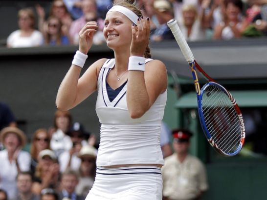 Petra Kvitova odniosła pierwsze w karierze zwycięstwo w Wielkim Szlemie (fot. PAP/EPA)