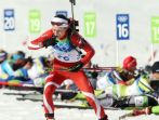 Żadna z naszych biathlonistek nie stanęla na podium w biegu ze startu wspólnego. Agnieszka Cyl była 23. (fot. PAP/Grzegorz Momot
