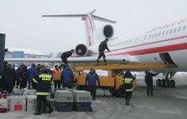 Samolot Tu-154 ma wrócić na warszawskie Okęcie w poniedziałek rano (fot. PAP/Bartłomiej Zborowski)