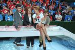 Drużyna Katarzyny Zielińskiej: Tomasz Kammel, Ewa Ziętek i Maciek Musiał (fot. I. Sobieszczuk/TVP)