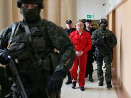 Oskarżony o współudział w zabójstwie gen. Marka Papały, Andrzej Z., ps. Słowik (fot. arch. PAP/
