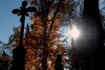 Cmentarz Łyczakowski we Lwowie dzień przed Wszystkich Świętych (Fot. Darek Delmanowicz/PAP)