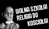Zakładka rozdawana przez Młodych Socjalistów podczas manifestacji
