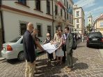 Protest przeciwko drodze dojazdowej przez osiedle Baranówka