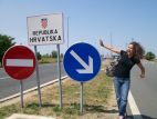 Pieszo przez granicę serbsko-chorwacką fot. Beata Pyrzanowska