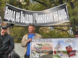 Październikowe protesty we Władywostoku (fot. PAP,ITAR-TASS / Vladimir Sayapin)