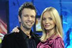 Agnieszkę Szulim i Adama Badziaka połączyła wspólna pasja do motocyki. Małżeństwem są od 2008r. (fot. J. Bogacz/TVP)