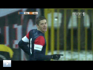 Polska – Bułgaria 2:0 – gol Lewandowskiego