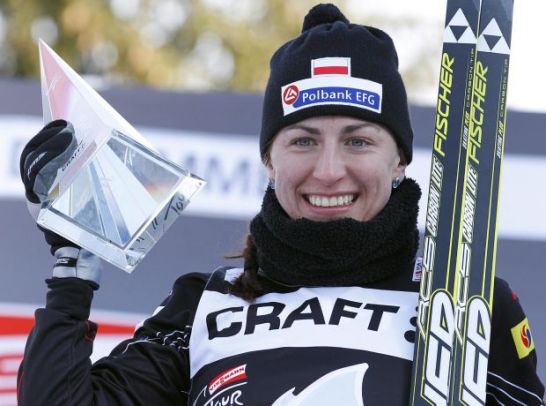 Justyna Kowalczyk po raz trzeci zwyciężyła w Tour de Ski (fot. PAP/EPA)