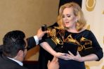 Adele zgarnęła Grammy w najbardziej prestiżowych kategoriach, takich jak utwór i album roku (fot. PAP/ EPA)