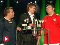 Pomeczowa konferencja prasowa (XII MNK 2010) [TVP]