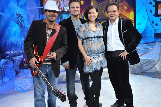 Muzyczna gwiazda wieczoru, czyli K.A.S.A. i jego gitara (fot. I.Sobieszczuk/TVP)