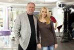 „Chory z urojenia” duet aktorski ojciec – córka, Andrzej i Zuzanna Grabowscy (fot. Agencja Forum)