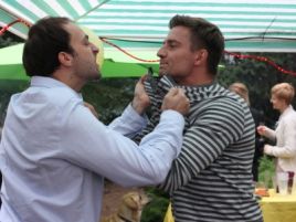 Między Lewickim a Przemkiem dochodzi do ostrej konfrontacji (fot. M. Szewczyk/TVP)